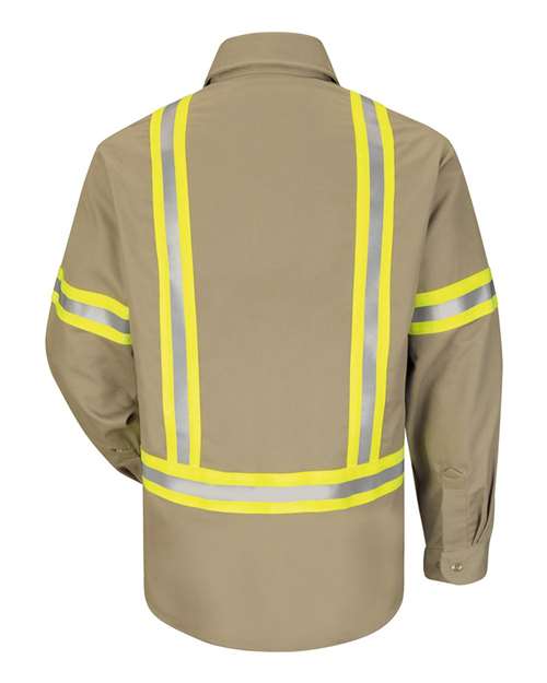 Bulwark Men's Tall Enhanced Visibility Uniform Shirt