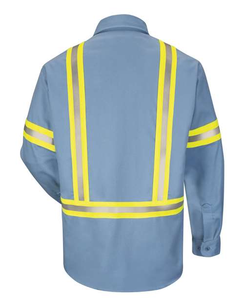 Bulwark Men's Tall Enhanced Visibility Uniform Shirt