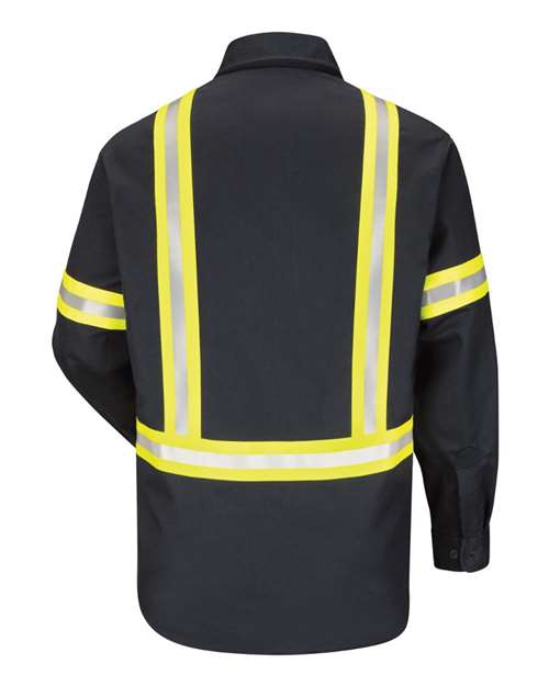 Bulwark Men's Tall Enhanced Visibility Uniform Shirt