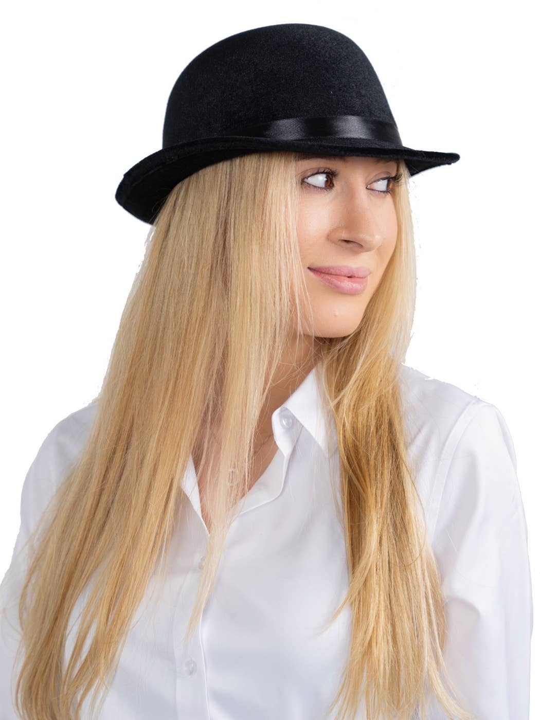 Velvet Derby Hat Costume Accessory - Adults