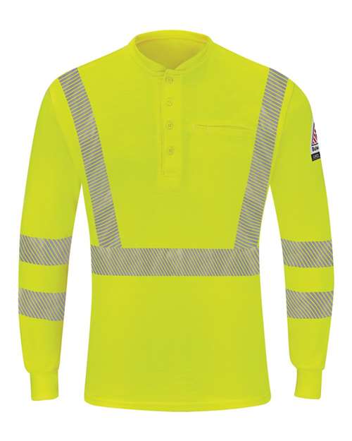 Hi-Visibility Lightweight Long Sleeve Henley