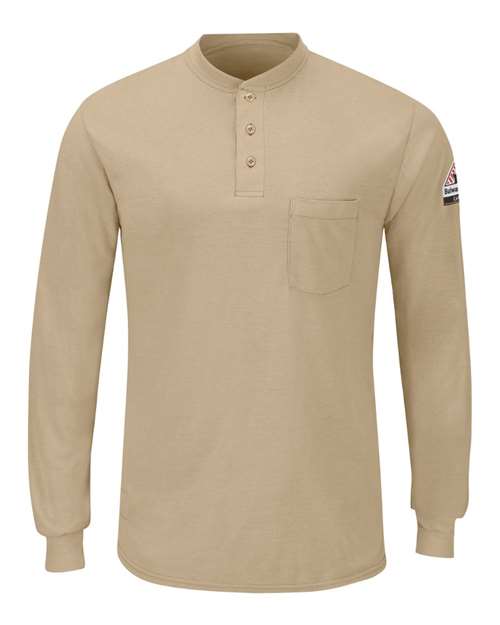 Bulwark Men's Tall Long Sleeve Henley
