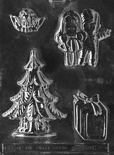 Tree Assortment Chocolate Mold - LPC028