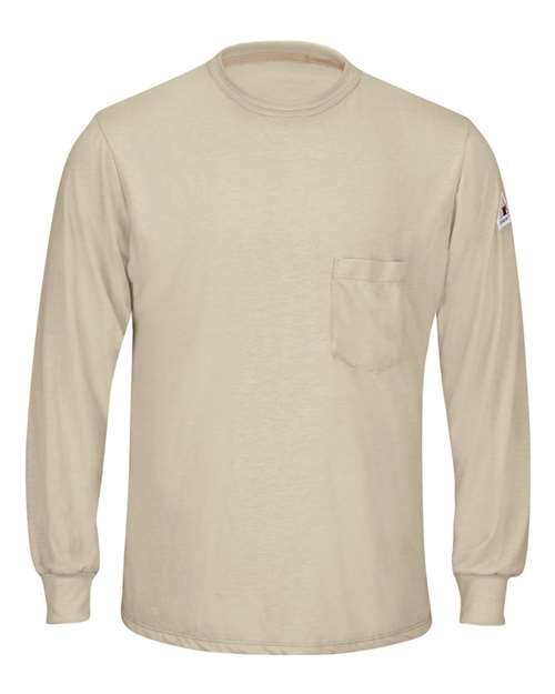 Bulwark Men's Tall Flame-Resistant Lightweight Long Sleeve T-Shirt