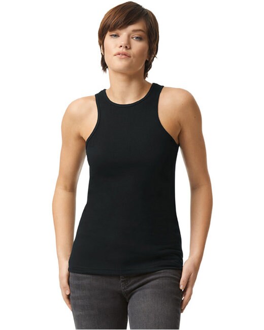 American Apparel® Ladies CVC Racerneck Tank