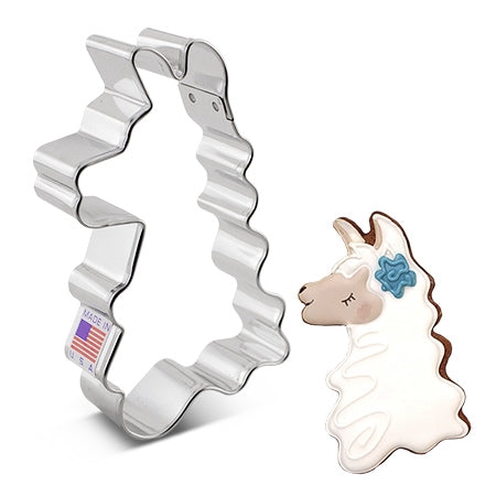 Cookie Cutter Llama Head 4-1/4" - 8313A