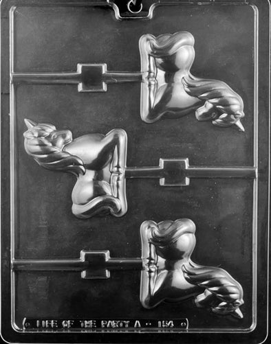 Unicorn Lolly Chocolate Mold - LPA154