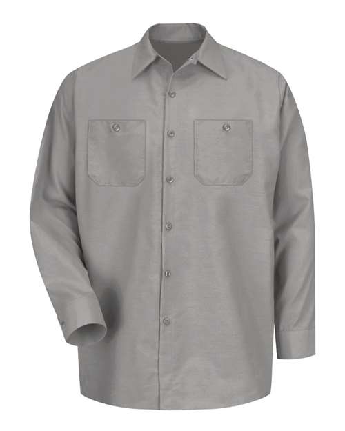 Red Kap Men's Tall Industrial Long Sleeve Work Shirt
