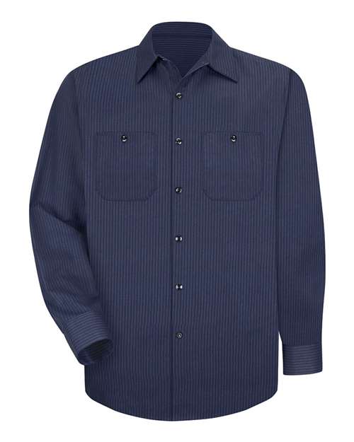 Red Kap Men's Tall Industrial Long Sleeve Work Shirt