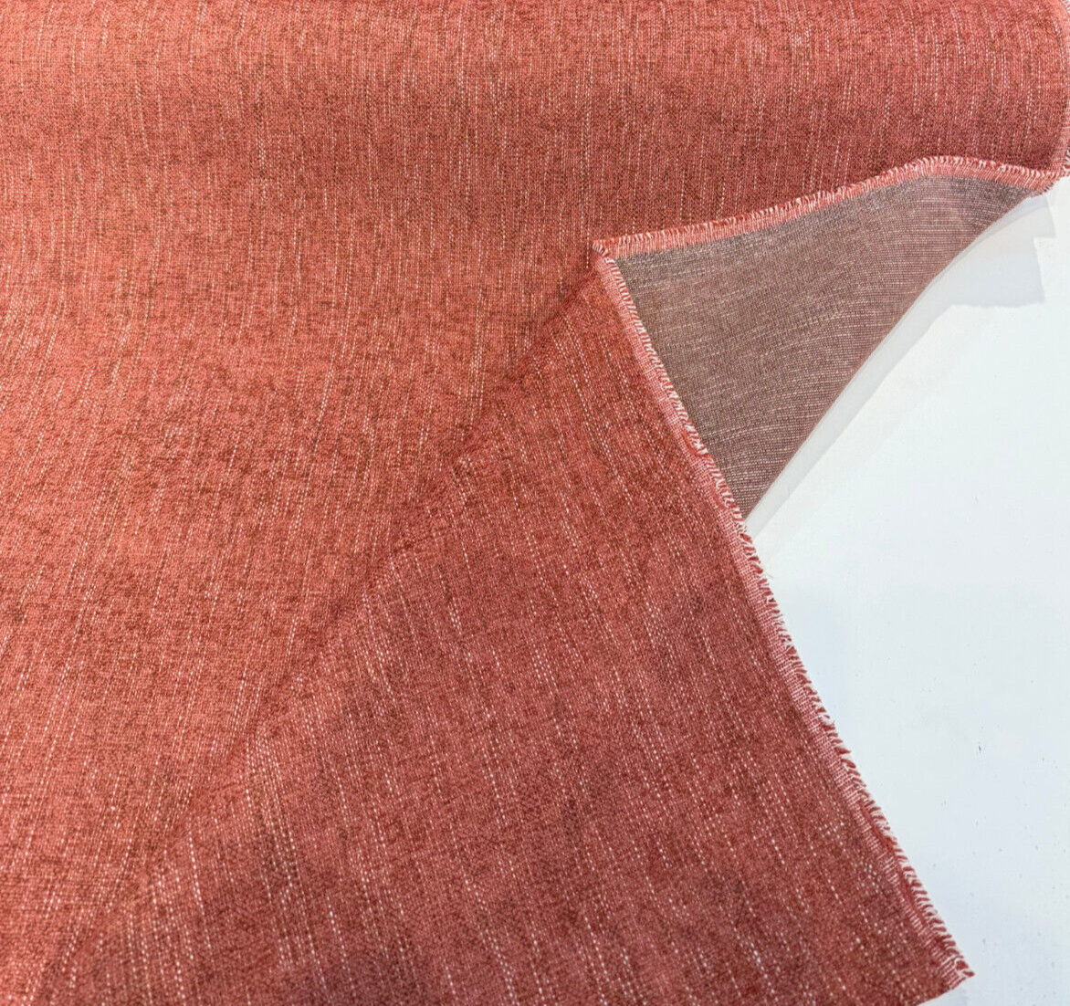 Endure Chenille Upholstery Fabric - Crimson Red, Soft Chenille, 84% Polyester 12% Cotton 4% Acrylic, 54" Width (1 Yard)