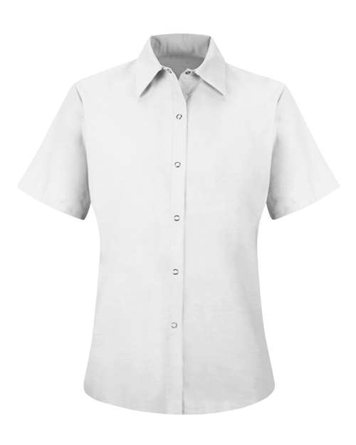Red Kap Women's Short Sleeve Specialized Pocketless Work Shirt
