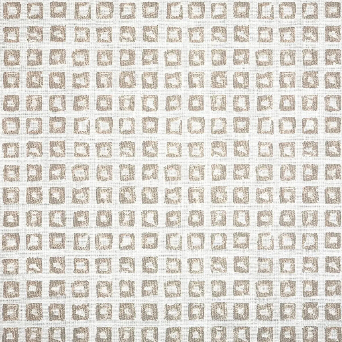 Sunbrella Kindle Silk Solution Dyed Acrylic Fabric - Geometric Prints, Dark Beige, 54" Width (1 Yard)