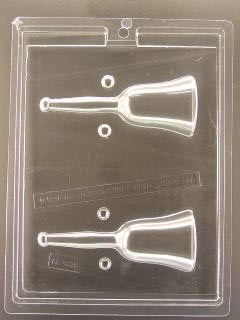 3D ওয়েডিং বেল চকোলেট মোল্ড