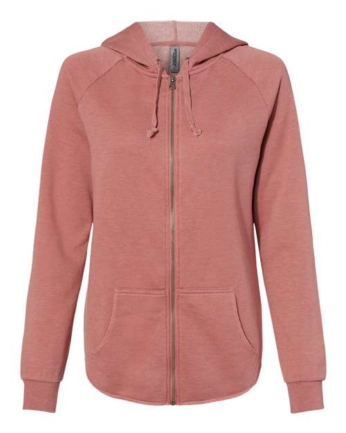 Women's California Wave Wash Full-Zip Hooded Sweatshirt