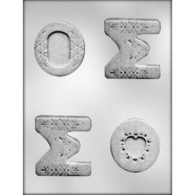 M-O-M Letters Chocolate Mold
