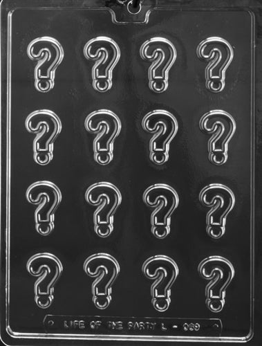 Bite Size Mini Question Mark Chocolate Mold - LPL069