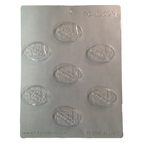 Class of 2020 Oval Chocolate Mold
