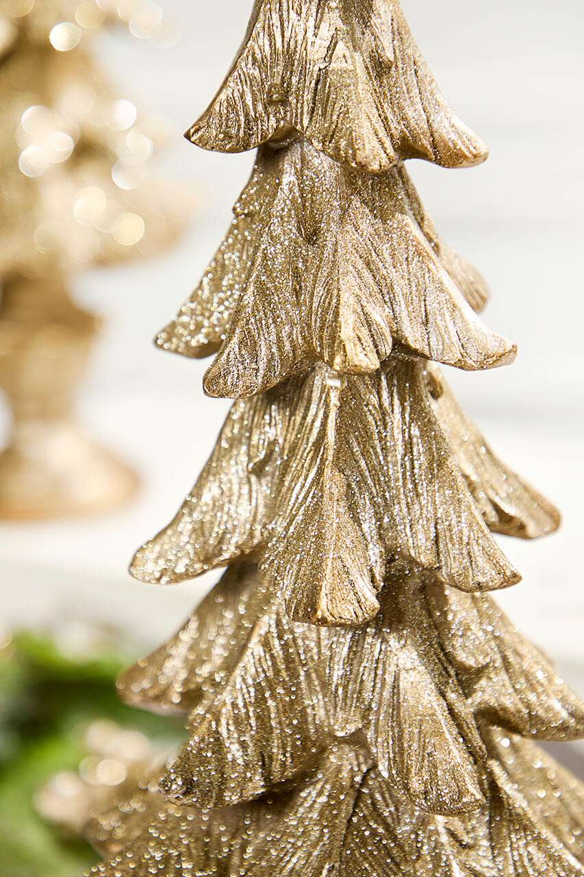 19" Champagne Resin Tree