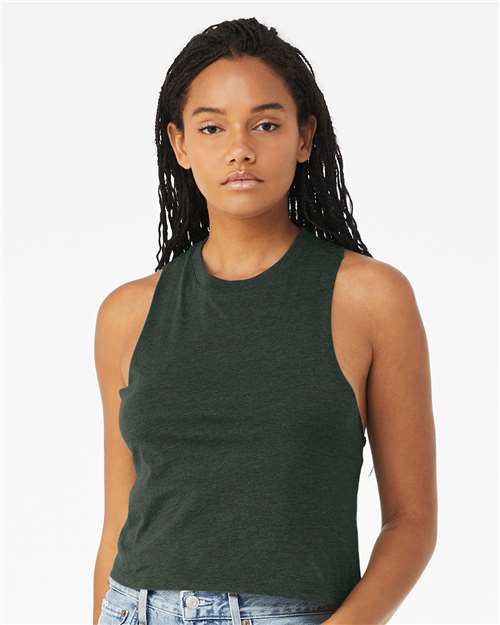 Bella + Canvas® Ladies Racerback Cropped Tank