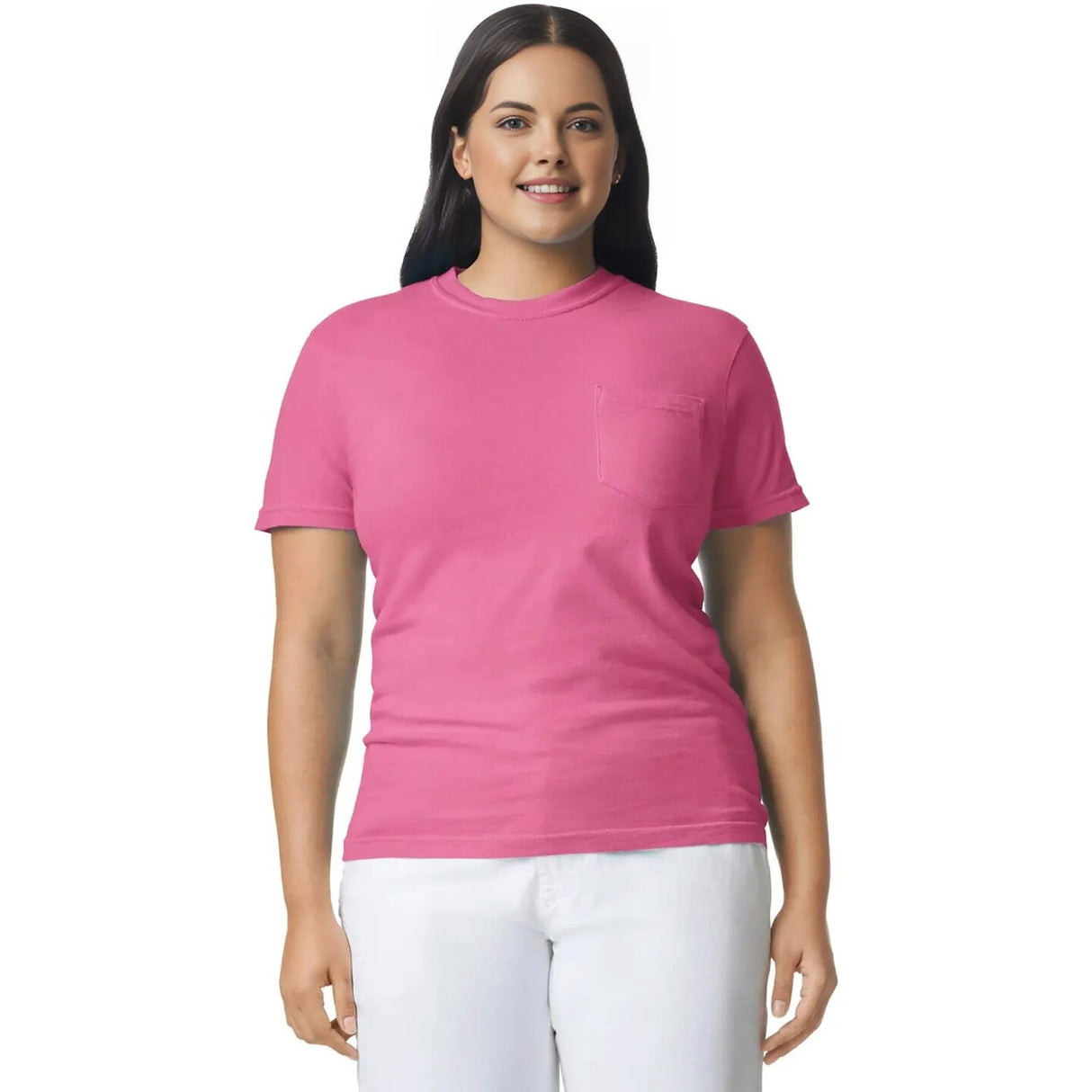 Comfort Colors® Garment-Dyed Heavyweight Pocket Crewneck Short Sleeve T-Shirt