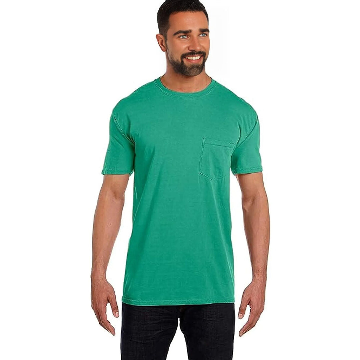 Comfort Colors® Garment-Dyed Heavyweight Pocket Crewneck Short Sleeve T-Shirt