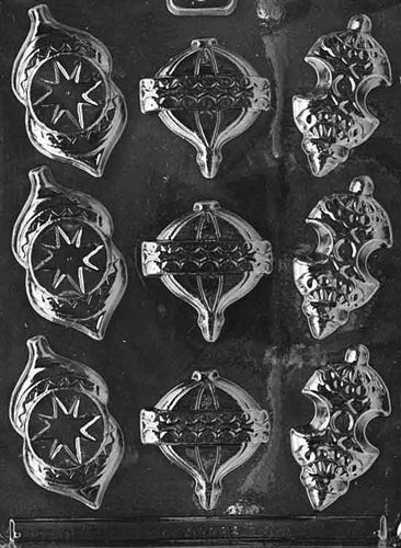 Christmas Ornaments Chocolate Mold - LPC047