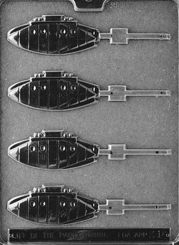 Submarine US 99 Lollipop Chocolate Mold - LPK015