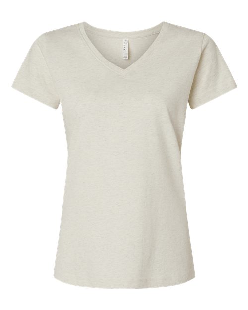 Women's Fine Jersey Short Sleeve V-Neck Tee
