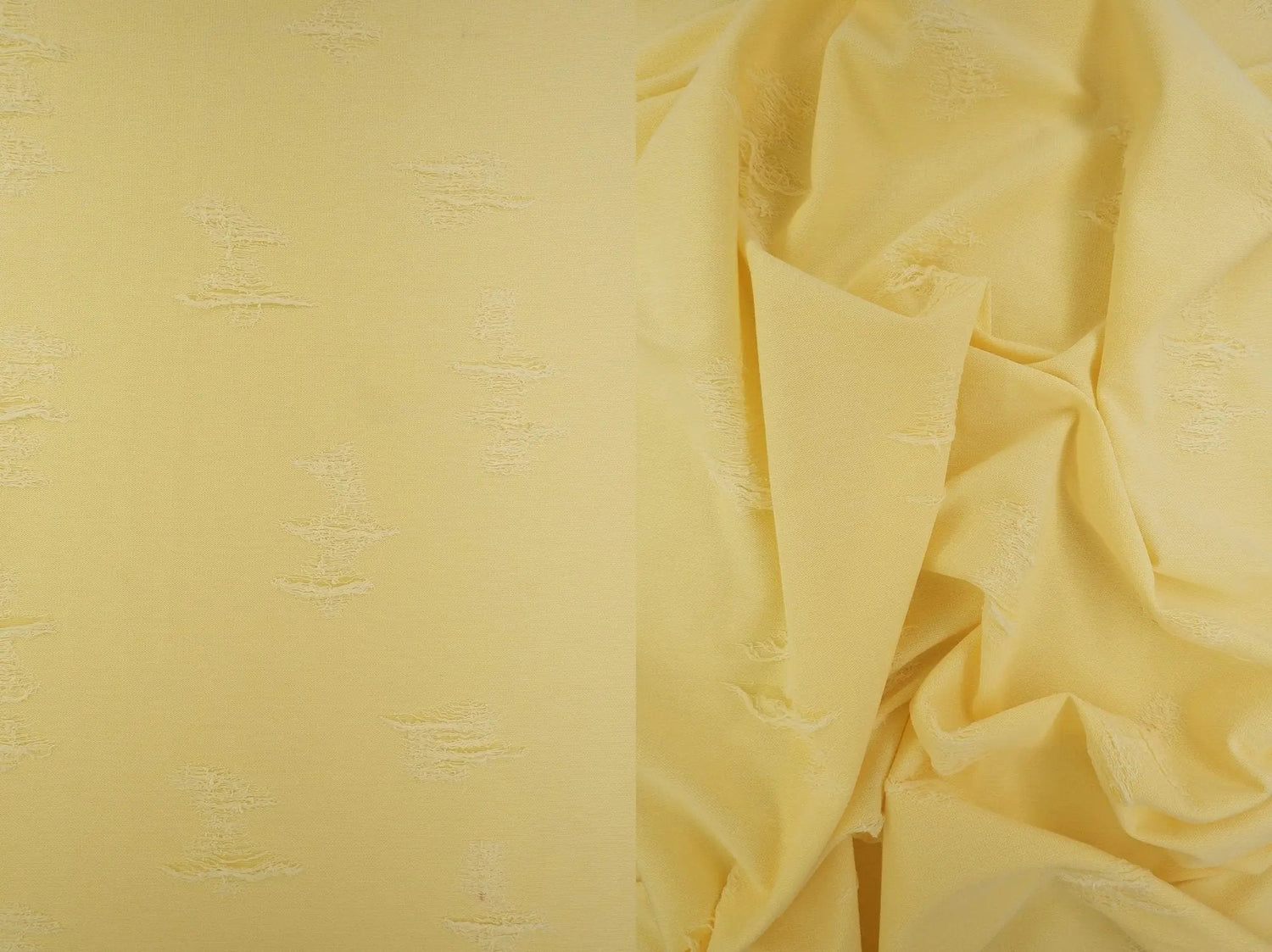 1 Yard Distressed Solid Jacquard Knit Fabric Double Knit Stretch 63/65 Inches Wide