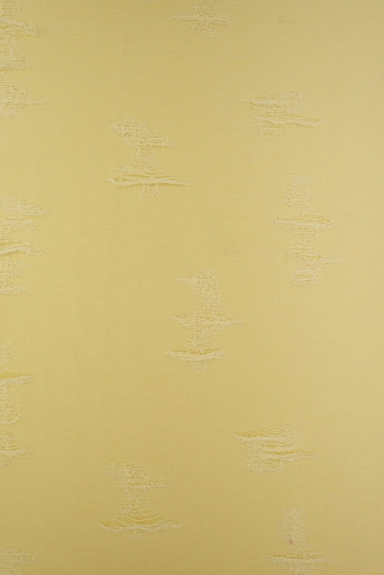 1 Yard Distressed Solid Jacquard Knit Fabric Double Knit Stretch 63/65 Inches Wide