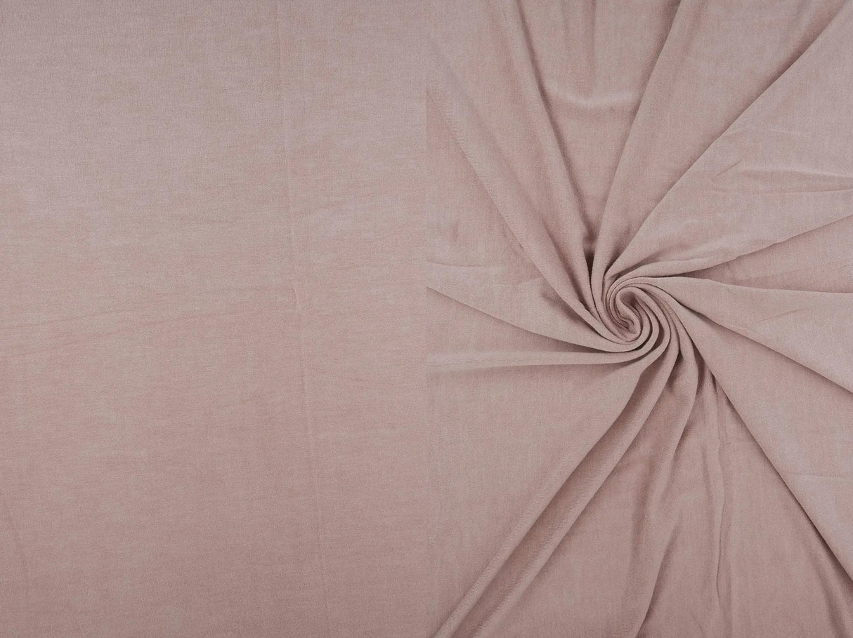 Vortex Washed Jersey Solid Fabric 1 Yard Soft Stretch Smooth Drape 58/60" Wide