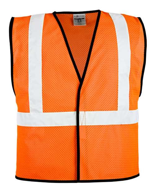 Kishigo Unisex Hook-and-Loop Mesh Safety Vest