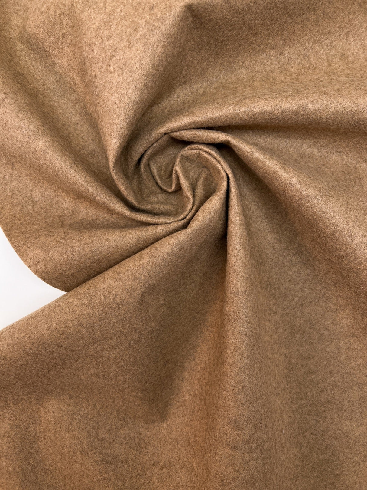 Viscose Polyamide Melange Brown Beige Fabric