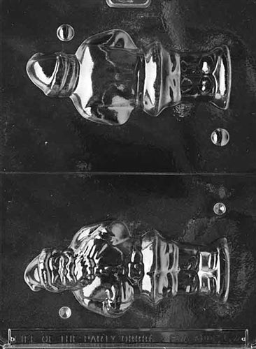 3D Hollow Santa Chocolate Mold