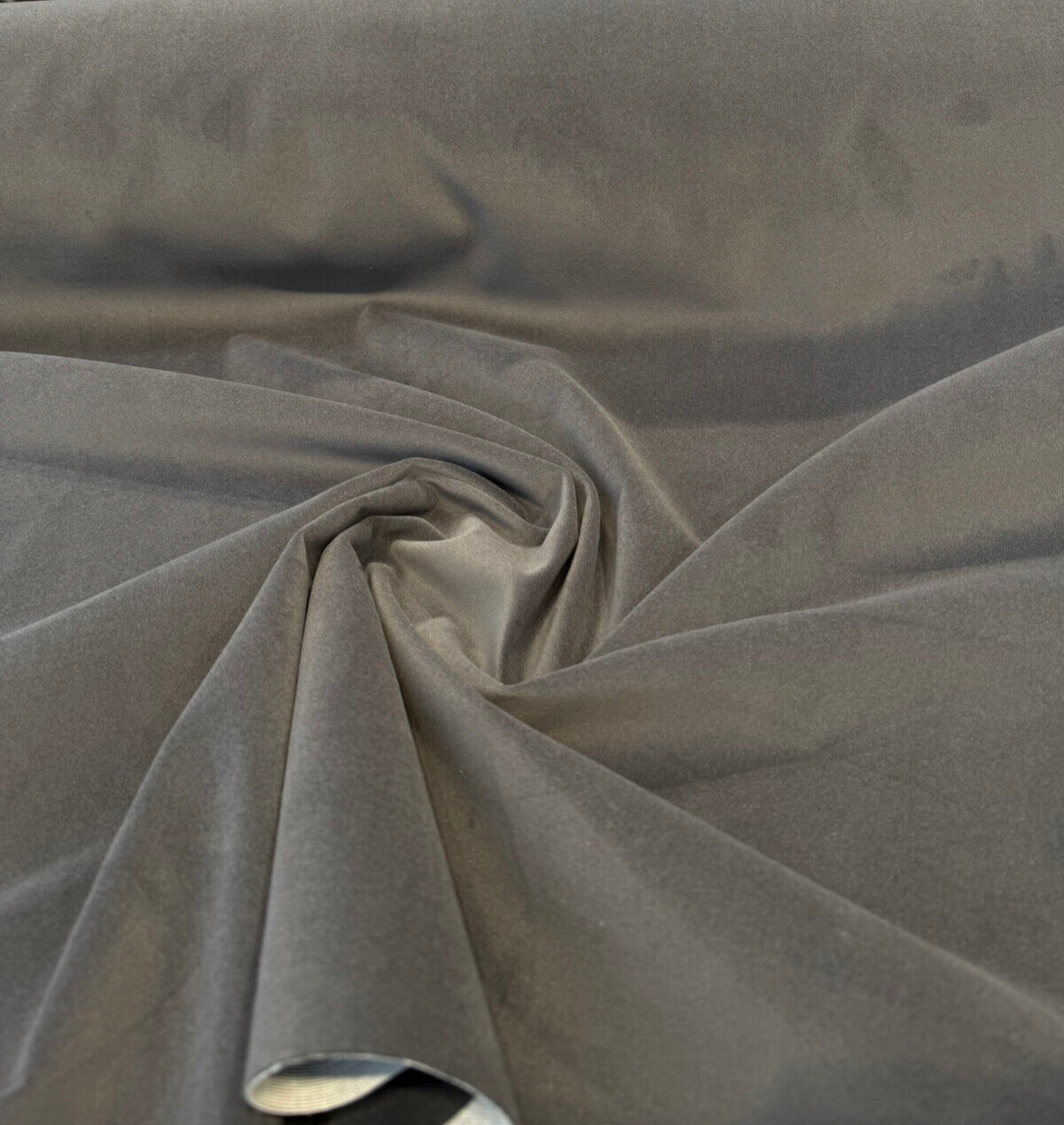 Jade Velvet 100 Percent Polyester Fabric - Charcoal Gray, Upholstery Velvet, 55.9" Width (1 Yard)