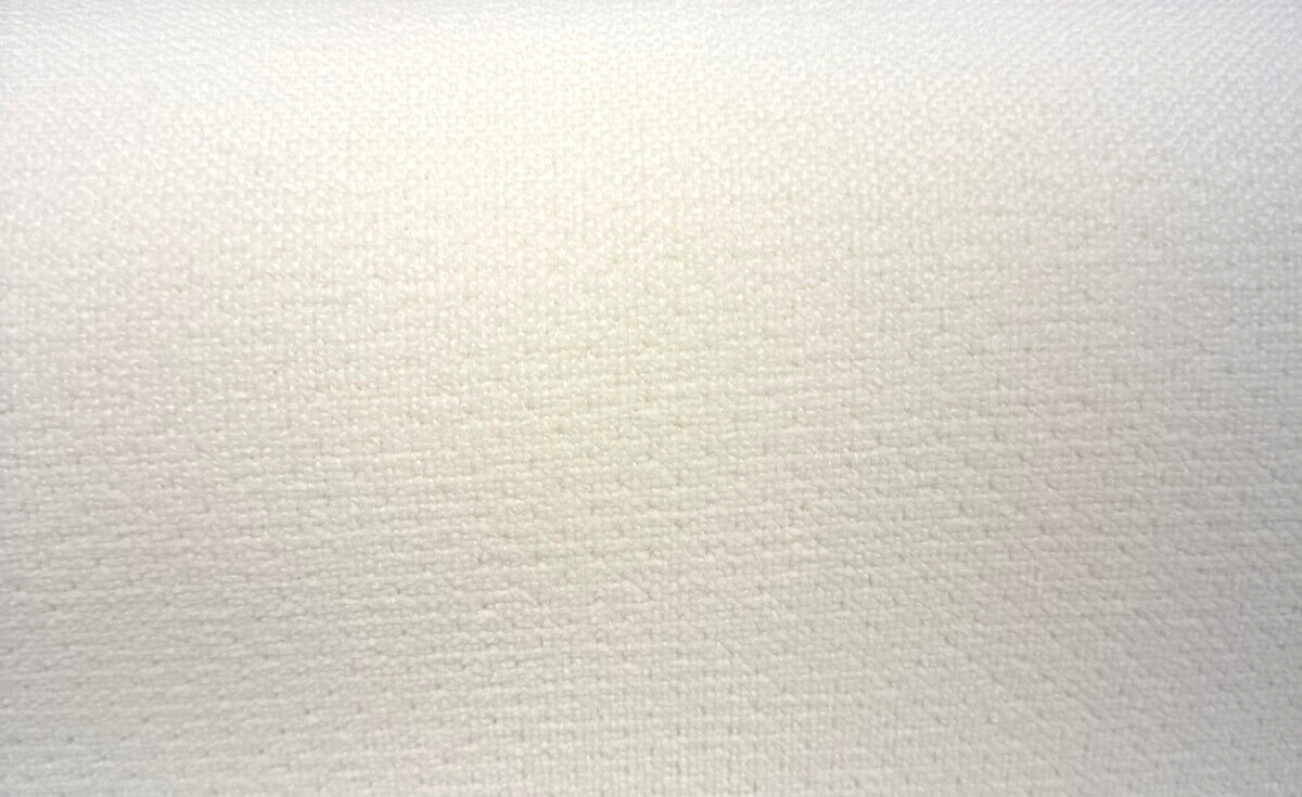 Crypton Performance Courage Snow Polyester Fabric - White Snow, Textured Weave, 54" Width (By The Yard)