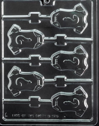 Question Mark Baby Onesie Lolly Chocolate Mold - LPB076