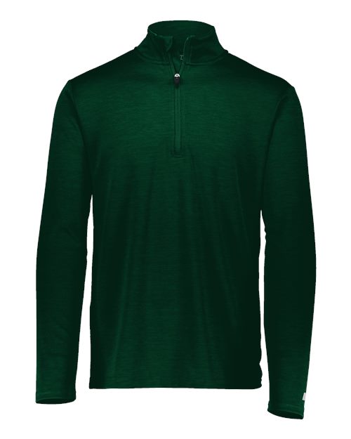 Russell Athletic Men's Striated Quarter-Zip Pullover