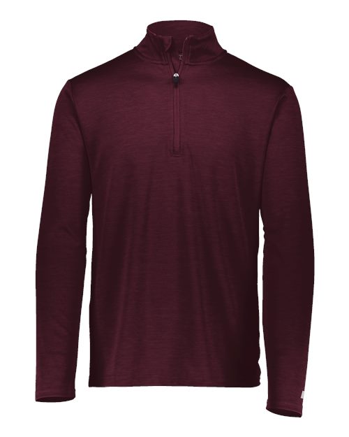 Russell Athletic Men's Striated Quarter-Zip Pullover