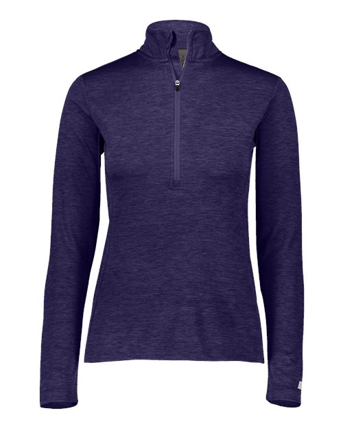 Russell Athletic Women's Striated Quarter-Zip Pullover