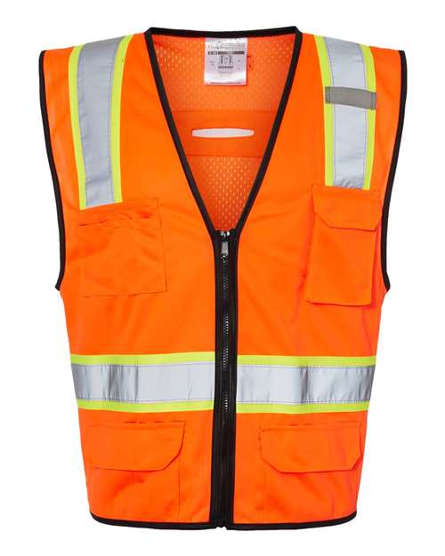 Kishigo Unisex 6 Pocket Contrast Class 2 Safety Vest