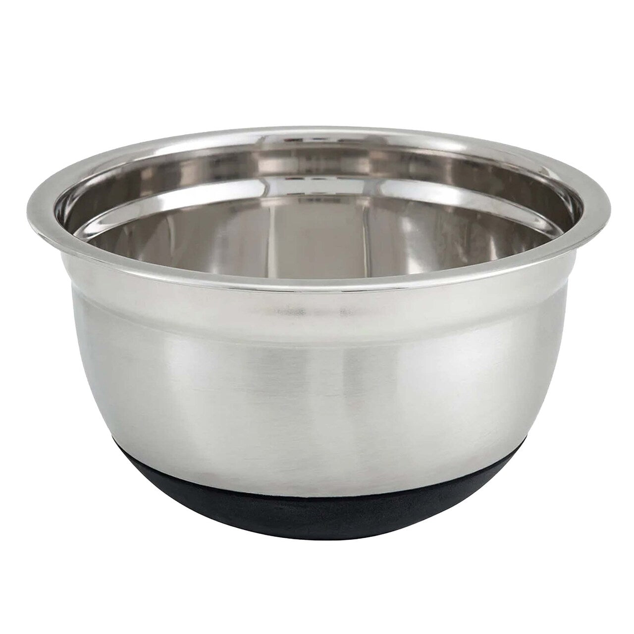 5 qt Mixing Bowl Stainless Steel Mirror Finish Non Slip Base