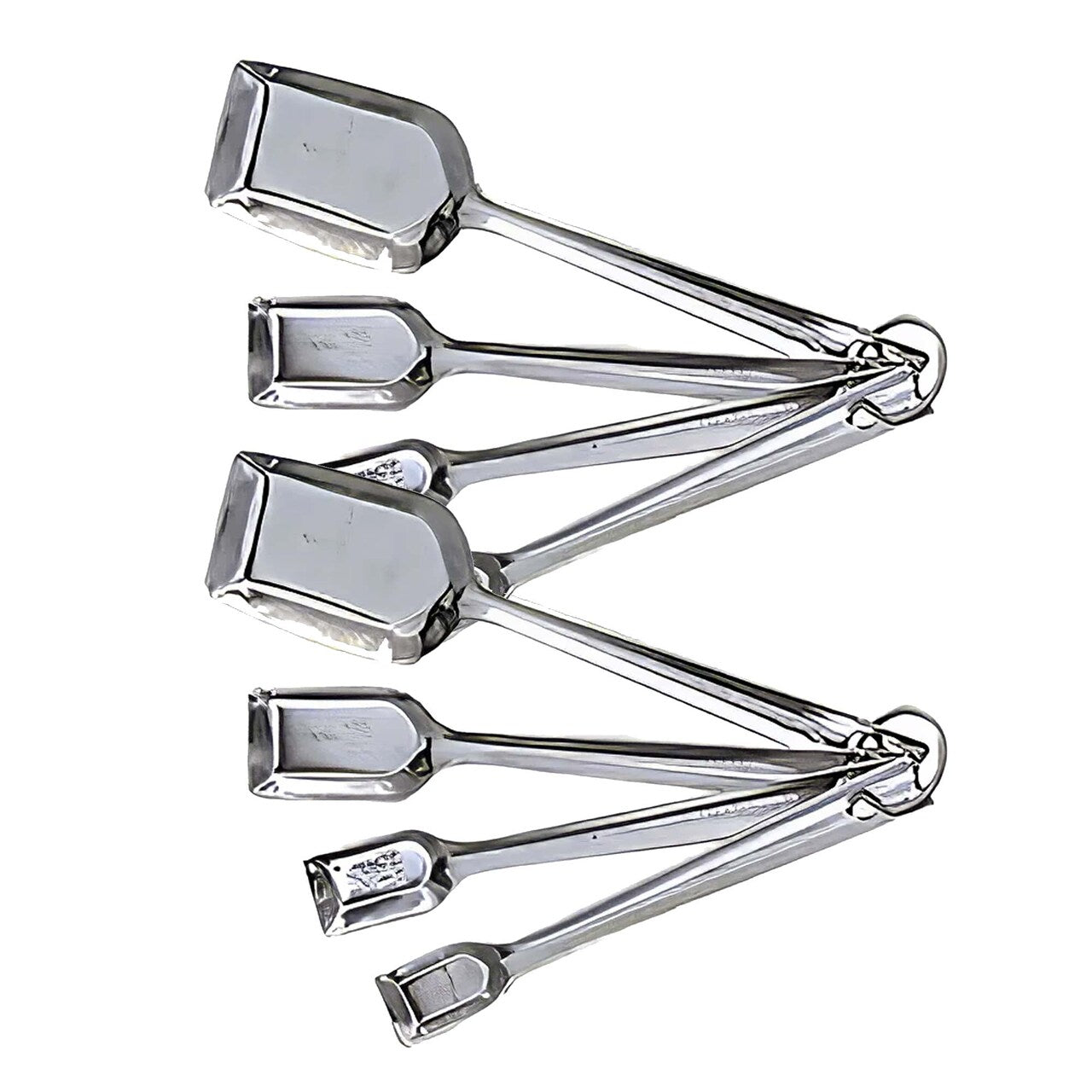 4 Piece Measuring Spoon Set Stainless Steel Shovel Style