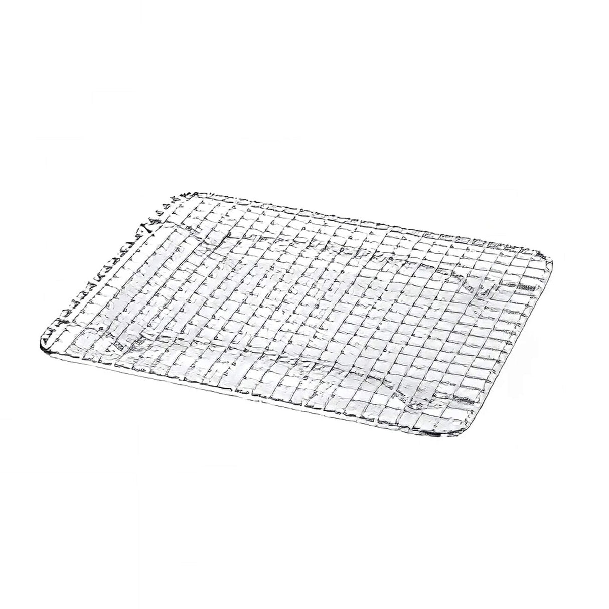Chrome Plated Footed Wire Pan Grate 5 x 10 Third Size