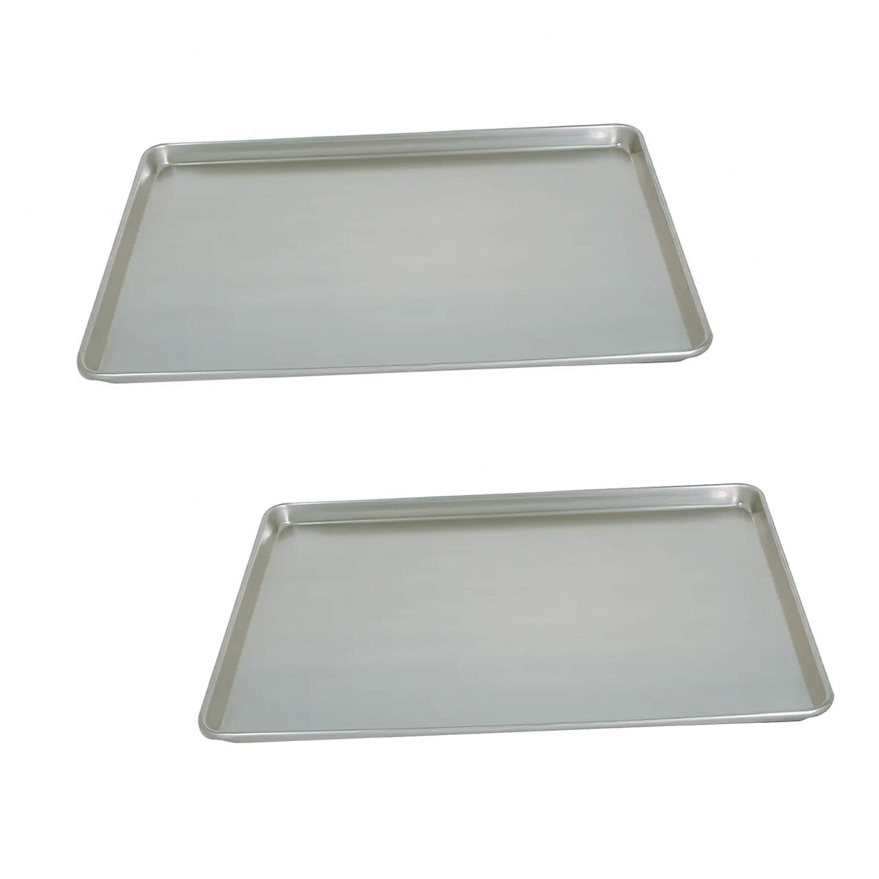 18" x 26" x 1" Full-Size Bun Pan 16-Gauge Aluminum Nesting Non Perforated Bakeware