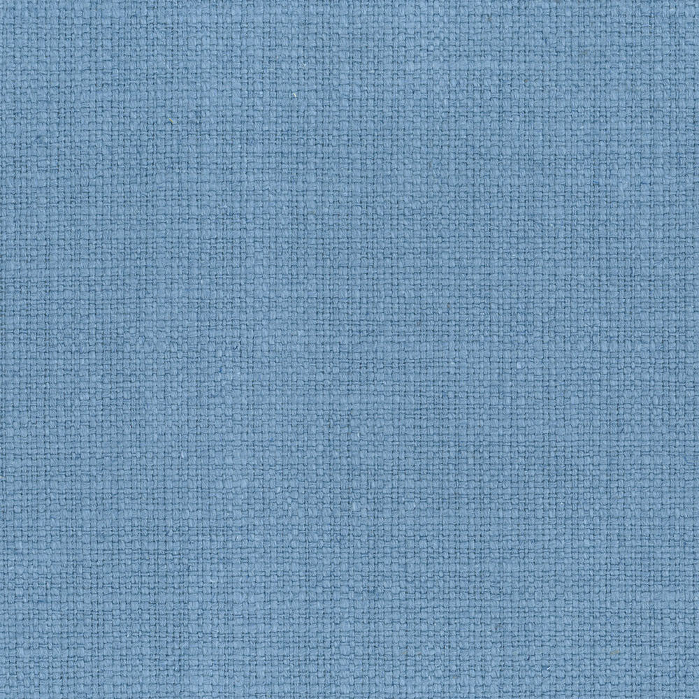 Protege Wedgewood Blue Linen Cotton Slub Texture Linen Cotton Fabric - Wedgewood Blue Slub Texture, 54" Width (1 Yard)