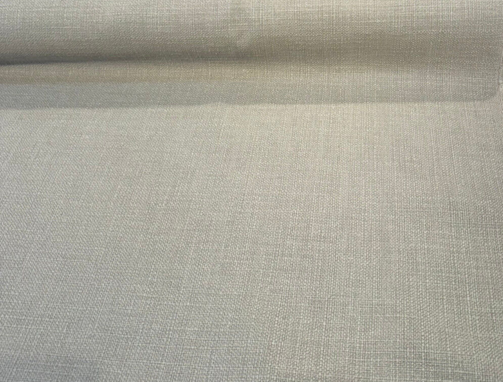 Protege Stonebrook Pewter Linen Cotton Slub Texture Upholstery Fabric - Pewter Gray, Slub Texture, 54" Width (1 Yard)