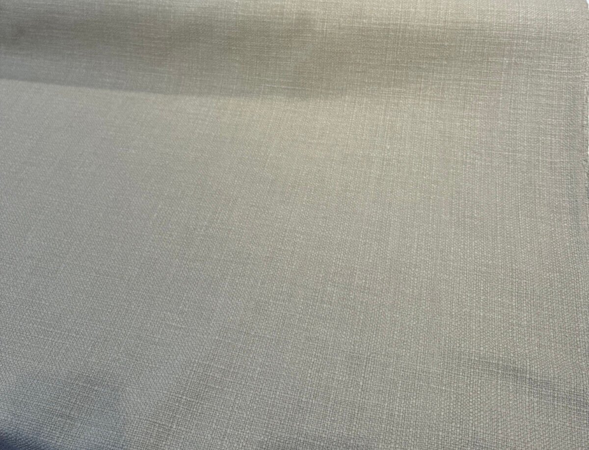 Protege Stonebrook Pewter Linen Cotton Slub Texture Upholstery Fabric - Pewter Gray, Slub Texture, 54" Width (1 Yard)