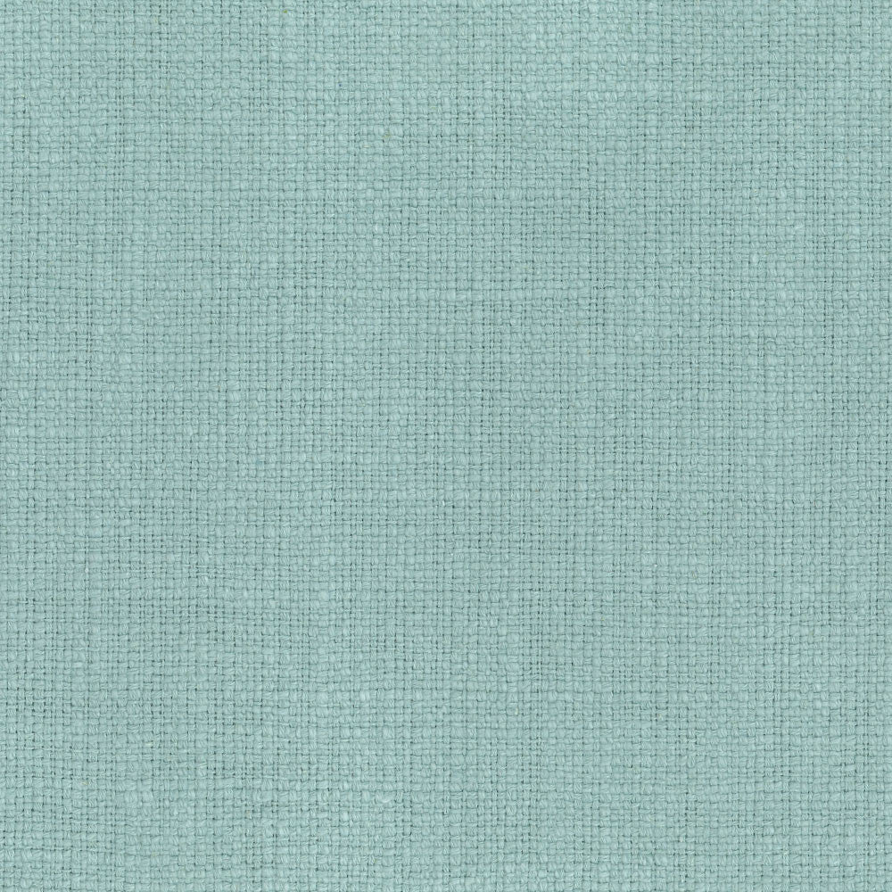 Protege Beach Glass Blue Linen Cotton Slub Upholstery Fabric - Beach Glass Blue, Linen Cotton Slub Texture, 54" Width (1 Yard)