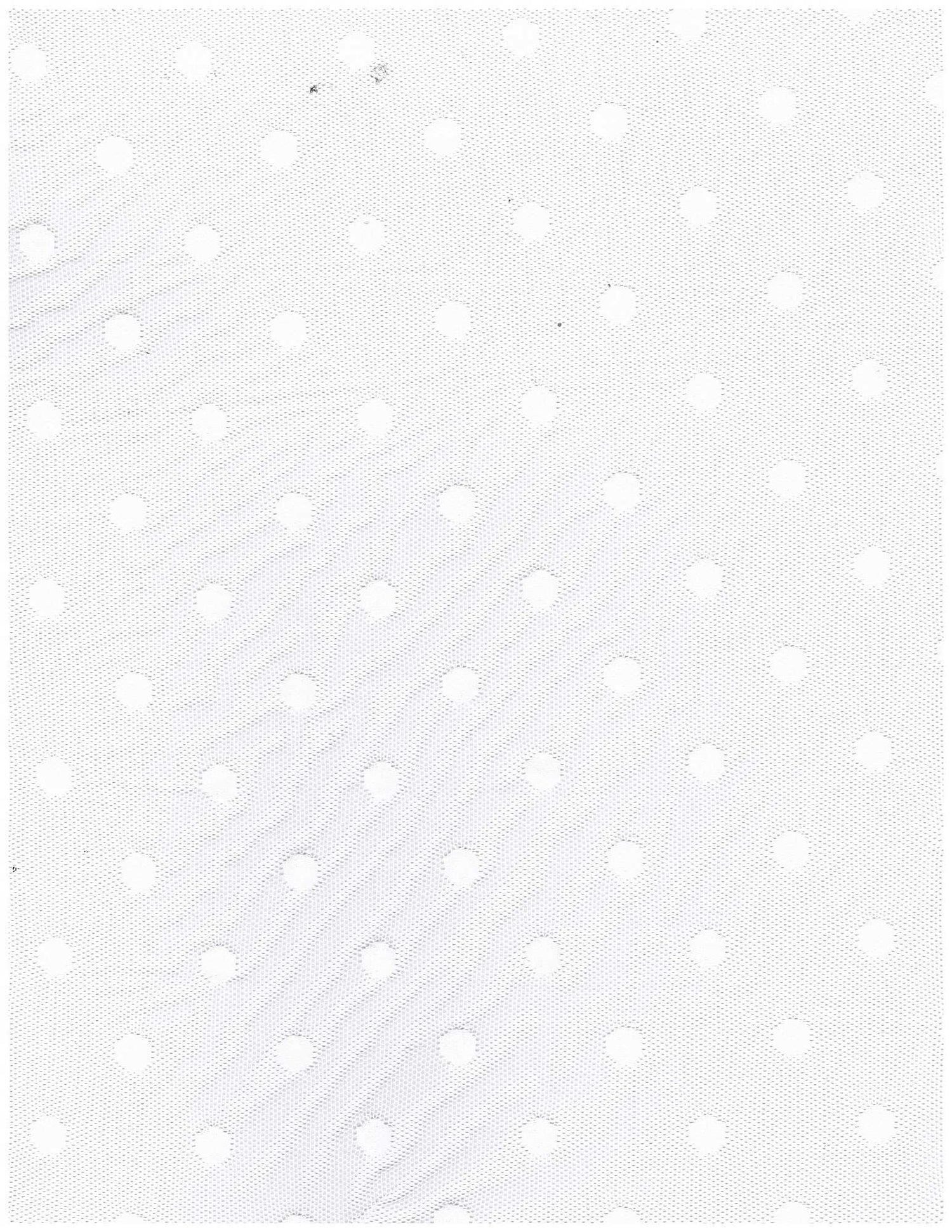 1 Yard Nylon Spandex Polka Dot Lace Mesh Fabric Solid Lightweight Soft Stretch 58/60" Width
